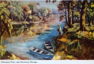 Kalamazoo River near Parchment, MI