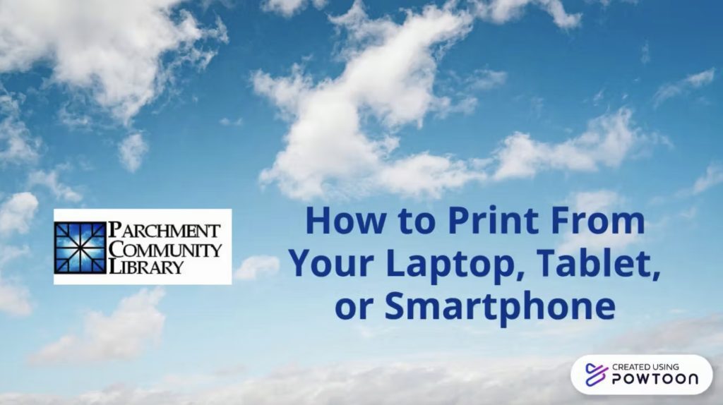 Tech Services Public Computers Parchment Community Library