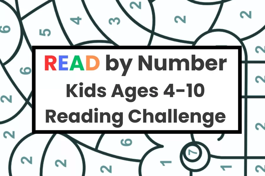 Summer Reading 2025 4-10 Logo 3 x 2 in Read by Number logo